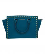 MICHAEL KORSマイケル・コース）の古着「スタッズ2WAYショルダーバッグ」｜ブルー