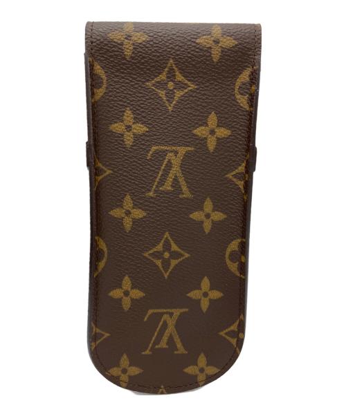 LOUIS VUITTON（ルイ ヴィトン）LOUIS VUITTON (ルイ ヴィトン) メガネケース ブラウンの古着・服飾アイテム