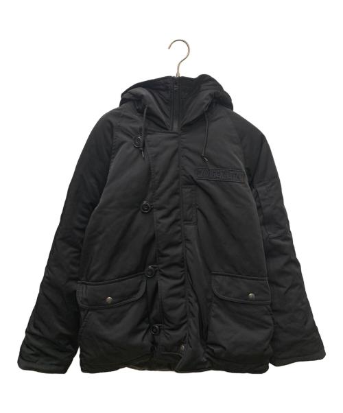 AVIREX（アヴィレックス）AVIREX (アヴィレックス) 中綿フライトジャケット ブラック サイズ:XLの古着・服飾アイテム