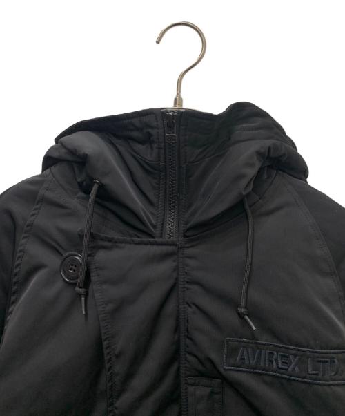 AVIREX（アヴィレックス）AVIREX (アヴィレックス) 中綿フライトジャケット ブラック サイズ:XLの古着・服飾アイテム