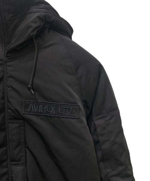 AVIREX（アヴィレックス）AVIREX (アヴィレックス) 中綿フライトジャケット ブラック サイズ:XLの古着・服飾アイテム