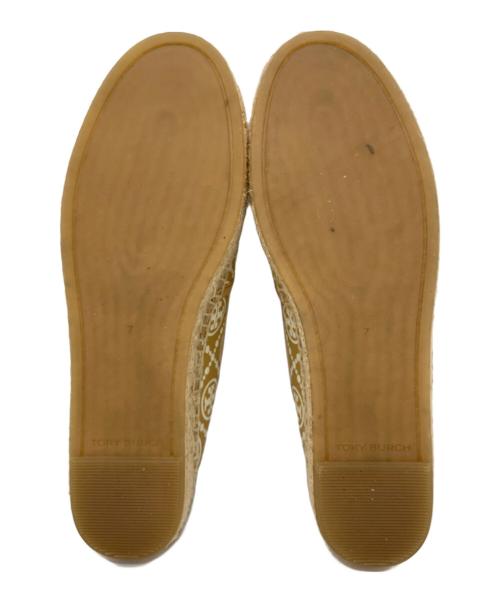 TORY BURCH（トリーバーチ）TORY BURCH (トリーバーチ) エスパドリーユ ベージュ サイズ:SIZE 7の古着・服飾アイテム