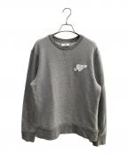 AMI Alexandre Mattiussiアミアレクサンドルマテュッシ）の古着「クルーネックスウェット」｜グレー