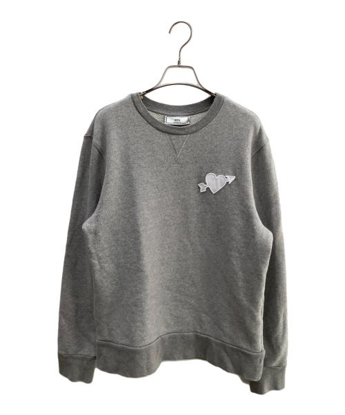 AMI Alexandre Mattiussi（アミアレクサンドルマテュッシ）AMI Alexandre Mattiussi (アミアレクサンドルマテュッシ) クルーネックスウェット グレー サイズ:不明の古着・服飾アイテム