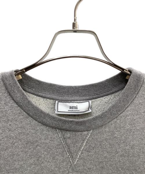 AMI Alexandre Mattiussi（アミアレクサンドルマテュッシ）AMI Alexandre Mattiussi (アミアレクサンドルマテュッシ) クルーネックスウェット グレー サイズ:不明の古着・服飾アイテム