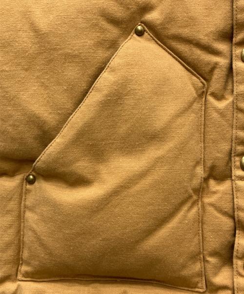RockyMountainFeatherBed（ロッキーマウンテンフェザーベッド）RockyMountainFeatherBed (ロッキーマウンテンフェザーベッド) ダウンベスト ブラウン×カーキ サイズ:SIZE 42の古着・服飾アイテム