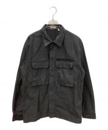 STONE ISLAND（ストーンアイランド）の古着「STONE ISLAND(ストーンアイランド)ワークシャツ」｜グレー