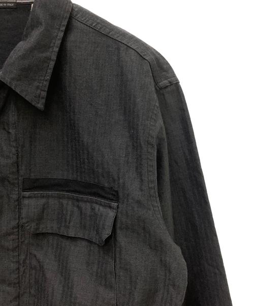 STONE ISLAND（ストーンアイランド）STONE ISLAND (ストーンアイランド) STONE ISLAND(ストーンアイランド)ワークシャツ グレー サイズ:Lの古着・服飾アイテム
