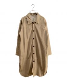 Sea Room lynn（シールームリン）の古着「ステンカラーコート」｜ベージュ