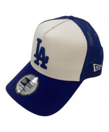 New Era（ニューエラ）の古着「メッシュキャップ」｜ブルー
