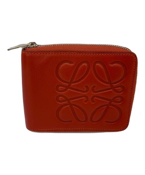 LOEWE（ロエベ）LOEWE (ロエベ) アナグラムジップアラウンド レッドの古着・服飾アイテム