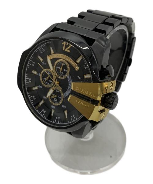DIESEL（ディーゼル）DIESEL (ディーゼル) リストウォッチ ブラックの古着・服飾アイテム