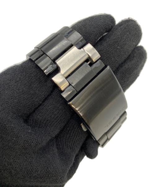 DIESEL（ディーゼル）DIESEL (ディーゼル) リストウォッチ ブラックの古着・服飾アイテム
