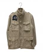 AVIREXアヴィレックス）の古着「ミリタリージャケット」｜ベージュ