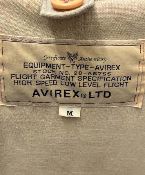 AVIREX（アヴィレックス）AVIREX (アヴィレックス) ミリタリージャケット ベージュ サイズ:Ｍの古着・服飾アイテム