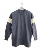 ARAMINTA JAMESアラミンタ ジェームズ）の古着「Vネックスウェット」｜グレー