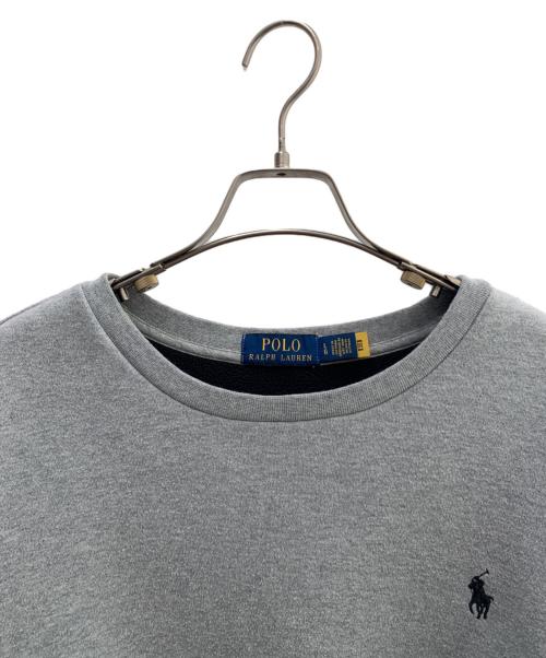 POLO RALPH LAUREN（ポロ・ラルフローレン）POLO RALPH LAUREN (ポロ・ラルフローレン) 裏ボアスウェット グレー サイズ:Lの古着・服飾アイテム