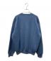 BATONER (バトナ―) SUPER HIGH TWIST WOOL CREW NECK ブルー サイズ:L：18000円