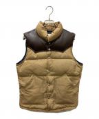 Wind&Whistleワインドアンドホイッスル）の古着「レザーダウンベスト」