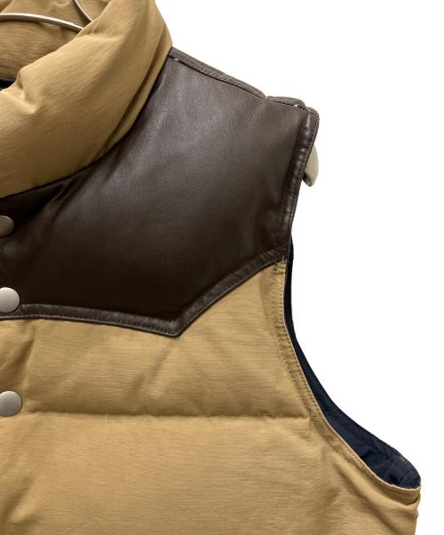 Wind&Whistle（ワインドアンドホイッスル）Wind&Whistle (ワインドアンドホイッスル) レザーダウンベスト サイズ:Ｍの古着・服飾アイテム