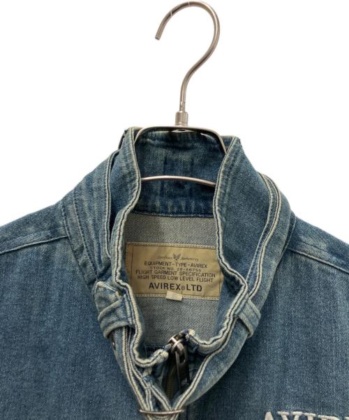 AVIREX（アヴィレックス）AVIREX (アヴィレックス) デニムつなぎ ブルー サイズ:Ｍの古着・服飾アイテム