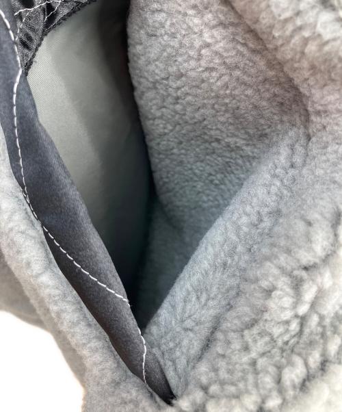 adidas（アディダス）adidas (アディダス) アームキルティングフリースジャケット グレー×ブラック サイズ:Ｍの古着・服飾アイテム