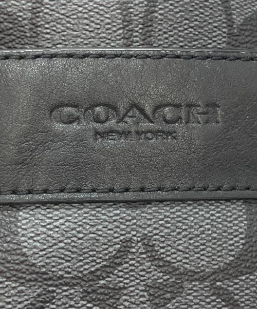COACH（コーチ）COACH (コーチ) ボディバッグ ブラック×グレーの古着・服飾アイテム