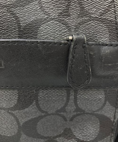 COACH（コーチ）COACH (コーチ) ボディバッグ ブラック×グレーの古着・服飾アイテム