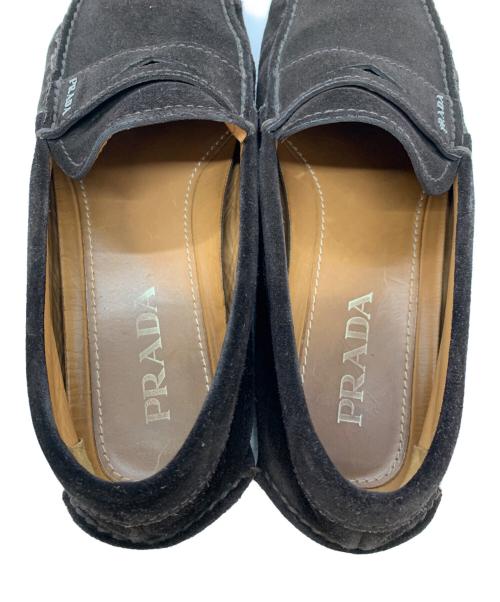 PRADA（プラダ）PRADA (プラダ) ドライビングシューズ ブラウン サイズ:26.5の古着・服飾アイテム
