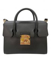 FURLA（フルラ）の古着「2WAYショルダーバッグ」｜ブラック