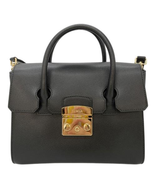 FURLA（フルラ）FURLA (フルラ) 2WAYショルダーバッグ ブラックの古着・服飾アイテム