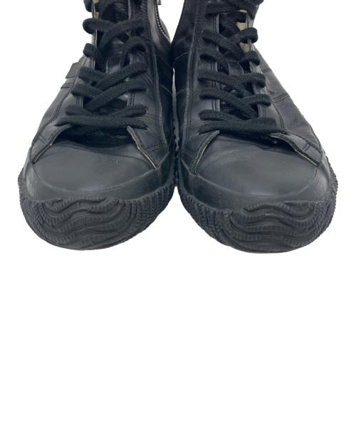 SPINGLE MOVE（スピングルムーヴ）SPINGLE MOVE (スピングルムーヴ) レザースニーカー ブラック サイズ:Lの古着・服飾アイテム