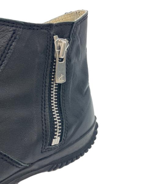 SPINGLE MOVE（スピングルムーヴ）SPINGLE MOVE (スピングルムーヴ) レザースニーカー ブラック サイズ:Lの古着・服飾アイテム