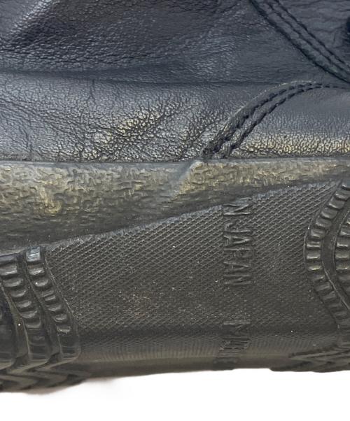 SPINGLE MOVE（スピングルムーヴ）SPINGLE MOVE (スピングルムーヴ) レザースニーカー ブラック サイズ:Lの古着・服飾アイテム