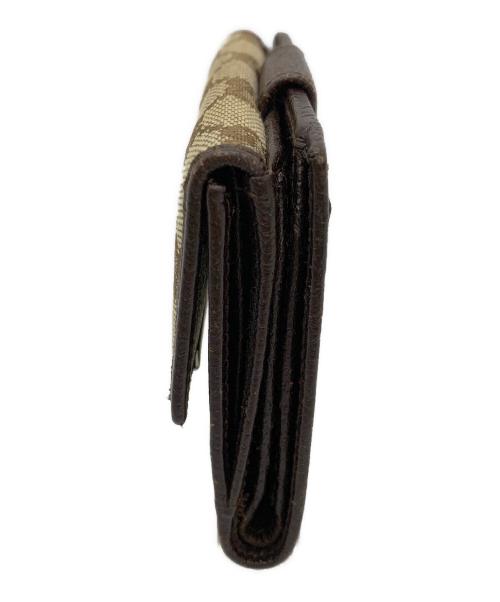 GUCCI（グッチ）GUCCI (グッチ) 2つ折り財布 ブラウンの古着・服飾アイテム