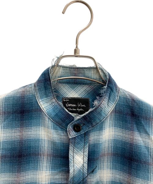 NUMBER (N)INE（ナンバーナイン）NUMBER (N)INE (ナンバーナイン) 長袖シャツ ブルー サイズ:Ｍの古着・服飾アイテム