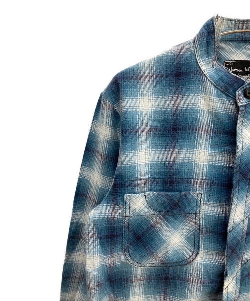 NUMBER (N)INE（ナンバーナイン）NUMBER (N)INE (ナンバーナイン) 長袖シャツ ブルー サイズ:Ｍの古着・服飾アイテム