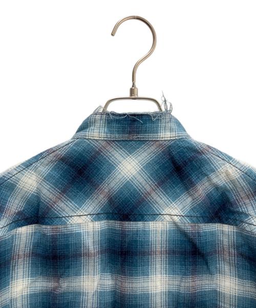 NUMBER (N)INE（ナンバーナイン）NUMBER (N)INE (ナンバーナイン) 長袖シャツ ブルー サイズ:Ｍの古着・服飾アイテム