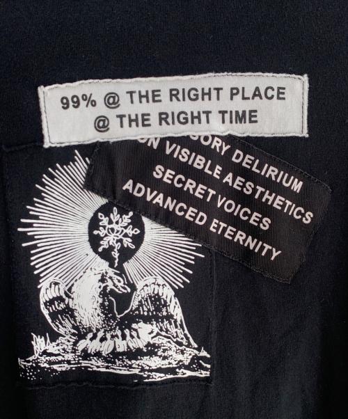 DIESEL（ディーゼル）DIESEL (ディーゼル) 長袖カットソー ホワイト×ブラック サイズ:XXLの古着・服飾アイテム