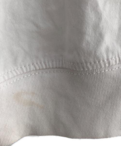 DIESEL（ディーゼル）DIESEL (ディーゼル) 長袖カットソー ホワイト×ブラック サイズ:XXLの古着・服飾アイテム