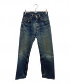 DENIMEドゥニーム）の古着「セルビッチデニムパンツ」｜インディゴ