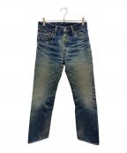 WAREHOUSEウエアハウス）の古着「セルビッチデニムパンツ」｜インディゴ