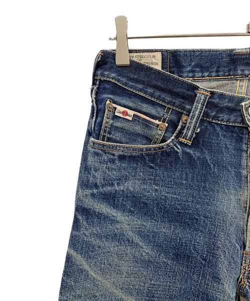 STUDIO D'ARTISAN（ステュディオダルチザン）STUDIO D'ARTISAN (ステュディオダルチザン) セルビッチデニムパンツ インディゴ サイズ:81cm (W32)の古着・服飾アイテム