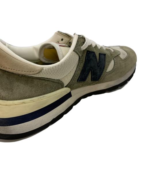NEW BALANCE（ニューバランス）NEW BALANCE (ニューバランス) 990V1 テディサンティス カーキ サイズ:26.5の古着・服飾アイテム