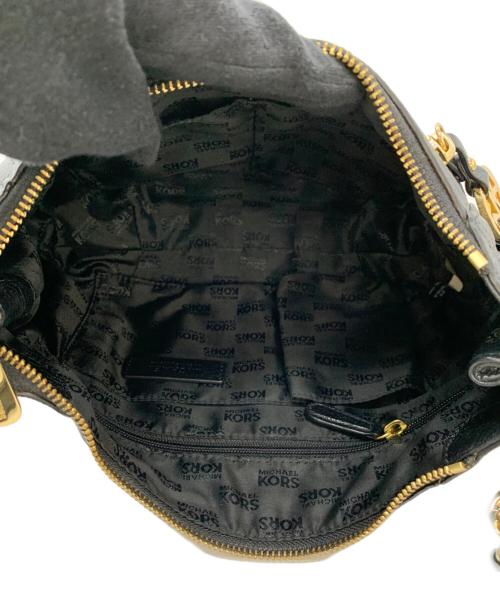 MICHAEL KORS（マイケル・コース）MICHAEL KORS (マイケル・コース) ワンショルダーバッグ ブラックの古着・服飾アイテム