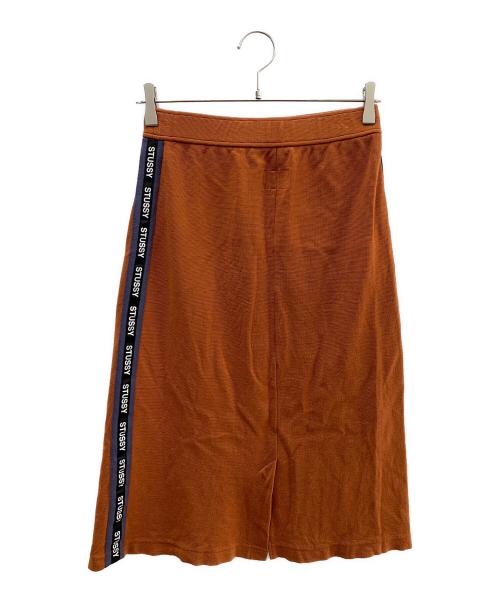stussy（ステューシー）stussy (ステューシー) スウェットスカート ブラウン サイズ:FREEの古着・服飾アイテム