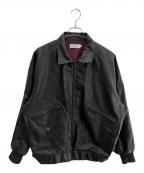EVISENエビセン）の古着「フェイクレザージャケット」｜ブラック