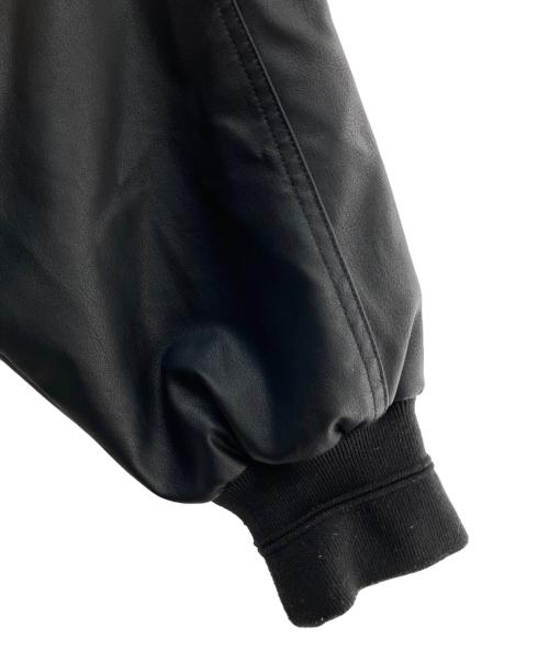 EVISEN（エビセン）EVISEN (エビセン) フェイクレザージャケット ブラック サイズ:Lの古着・服飾アイテム