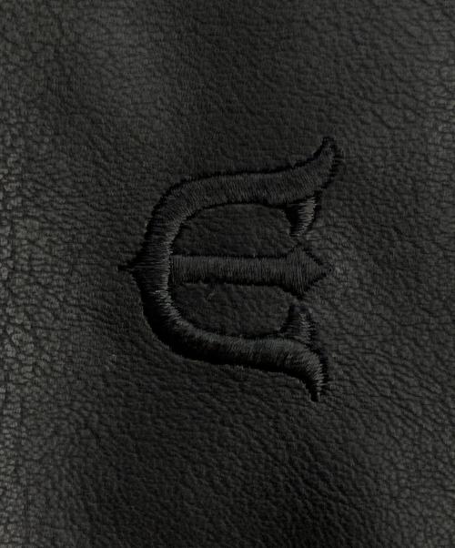 EVISEN（エビセン）EVISEN (エビセン) フェイクレザージャケット ブラック サイズ:Lの古着・服飾アイテム