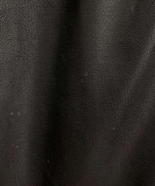 EVISEN（エビセン）EVISEN (エビセン) フェイクレザージャケット ブラック サイズ:Lの古着・服飾アイテム